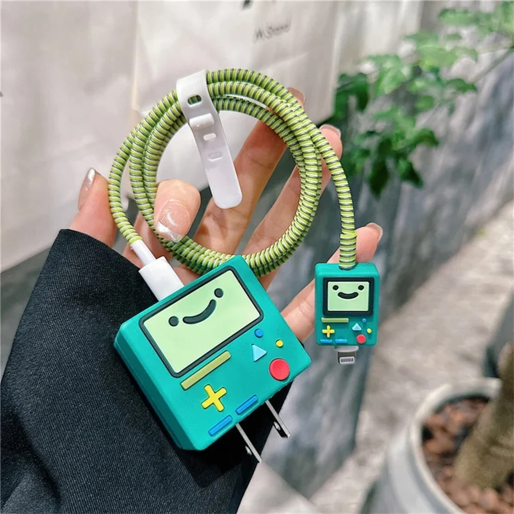 Adventure Time BMO iPhone Charger Cable Protectors P16 (Made in USA)